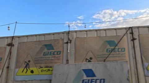Full Driving Tour Across Cairo Ring Road with Authentic Cairo Traffic Scenes Stock-Footage 330077707