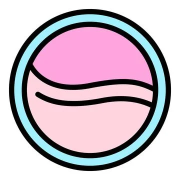 Full eye patch icon vector flat Stock Illustration