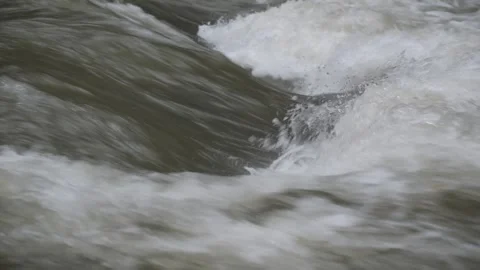 Full-flowing mountain river Stock Footage 146288567