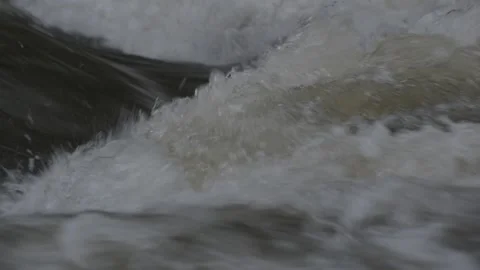 Full-flowing mountain river Stock Footage 146288641