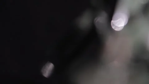 Full focus blur background video of white bokeh light screen on the right 库存影片 318059439