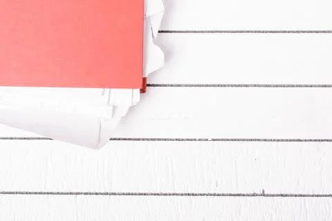 Full folder with documents for job and administration Stock Photos