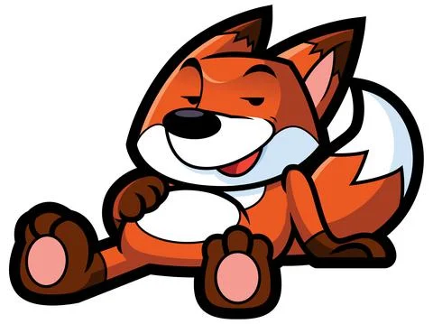 Full Fox Mascot 库存插图