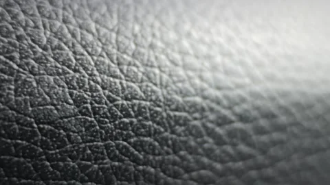 Full frame abstract background of black leather grain texture Stock Footage 339764958