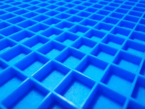 Full Frame Background of Blue Grid Pattern Stock Photos
