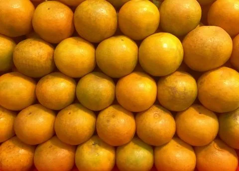 Full Frame Background of Fresh Oranges Stock Photos