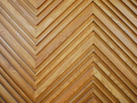 Full Frame Background of Herringbone Patterned Wood Wall Stock Photos