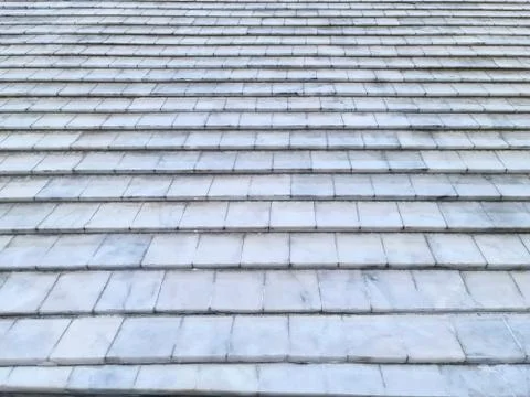 Full Frame Background of Overlapping  Marble Tiles Foto stock