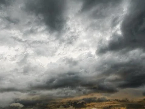 Full Frame Background of Stormy Clouds Stock Photos