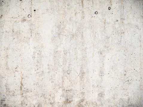 Full frame background texture of light grey weathered concrete wall, constr.. Foto stock