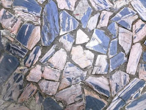 Full Frame Background of Tiled Stone Floor Stock Photos