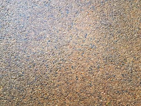 Full Frame Background of Wet Tiny Gravel Stone Floor Stock Photos