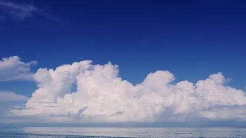 Full frame blue sky time-lapse Stock Footage 233777971