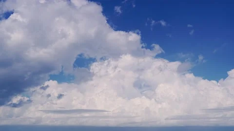 Full frame blue sky time-lapse Stock Footage 233777986