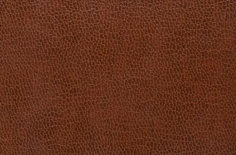 Full frame brown leather background Stock Photos