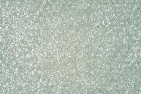 Full frame close up of clear plastic bubble wrap, creating a textured backg.. Foto stock