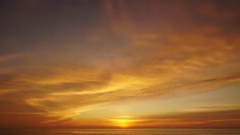 Full frame Dramatic sky sunset time-lapse Stock Footage 233778028