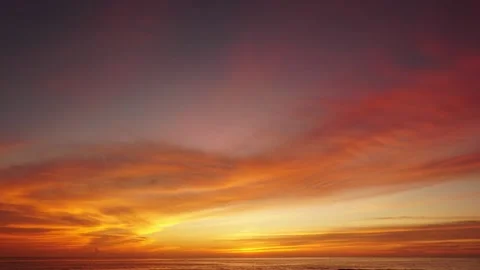 Full frame Dramatic sky sunset time-lapse Stock Footage 233778045