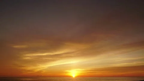 Full frame Dramatic sky sunset time-lapse Stock Footage 233778087