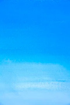 Full frame graduated blue sky background, acrylic painting technique detail. Stock-Illustration