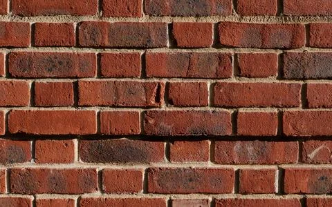Full frame image of weathered old brick wall with copy space Stock Photos