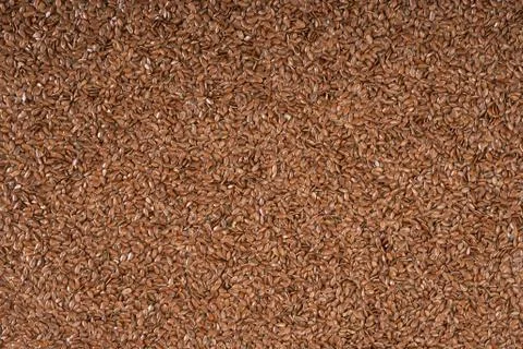 Full frame linseed background Stock Photos