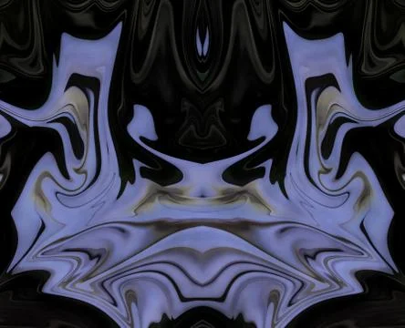 Full frame liquid marble background and texture. Symmetrical illustrations. Stock Illustration
