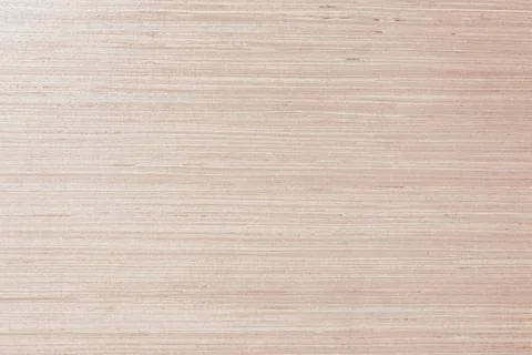 Full frame macro view of a light beige plywood board surface with a fine ho.. Foto stock