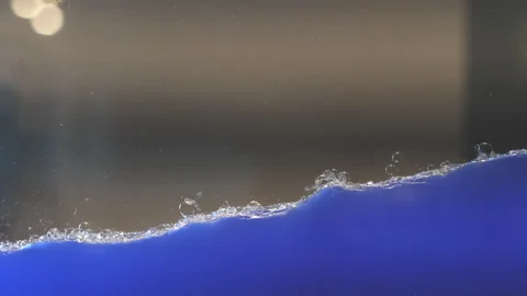 Full frame of molecular structure of liquids in motion. Abstract background. 動画素材 247520964