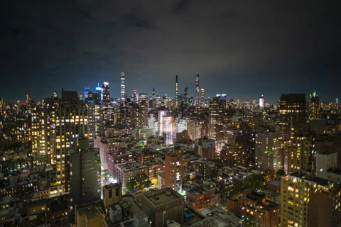 Full Frame Panning Manhattan Cityscape (Four of Four) Stock Footage 255538296