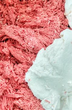 Full frame of raw minced meat Stock Photos