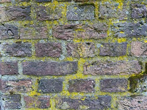 Full Frame Rough and Rustic Brick Wall Texture Stock Photos