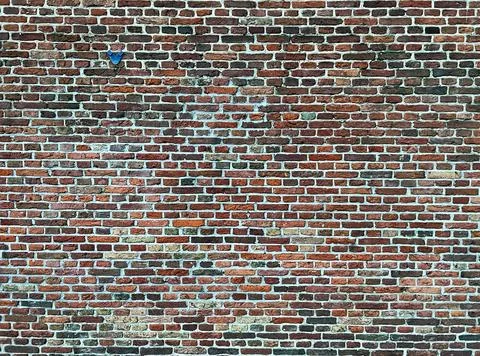 Full Frame Rough and Rustic Brick Wall Texture Stock Photos