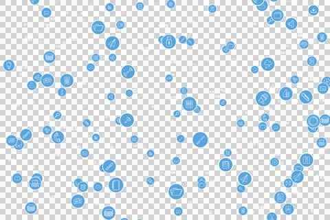 Full frame shot of circular blue computer icons Stock Photos