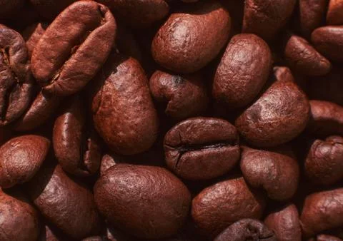 Full Frame Shot Of Coffee Beans Stock Photos