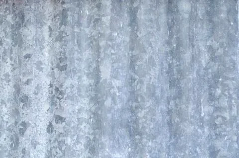 Full frame shot of galvanized sheet background and texture. Stock Photos