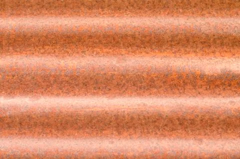 Full frame shot of galvanized sheet. Rust all. Stock Photos