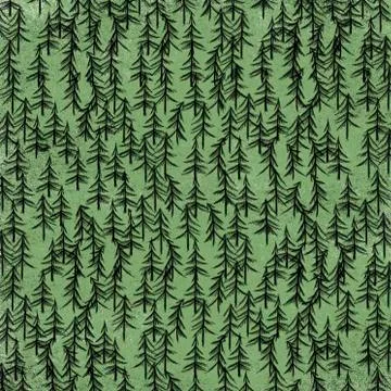 Full frame shot of trees in forest Stock Illustration