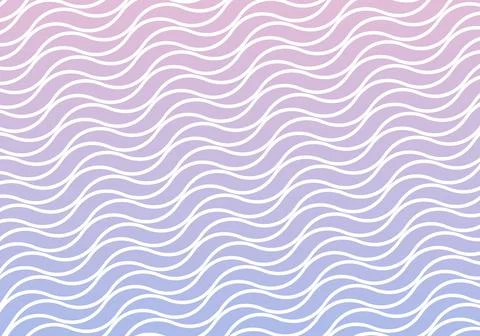Full frame shot of white wave patterns against purple background, copy space Stockillustratie