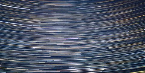 Full-frame star trails background and texture Stock Photos
