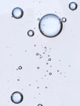 Full frame of the textures formed by the bubbles and drops Stock Photos