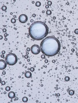 Full frame of the textures formed by the bubbles and drops Stock Photos