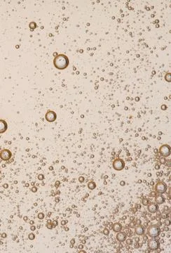 Full frame of the textures formed by the bubbles and drops Stock Photos