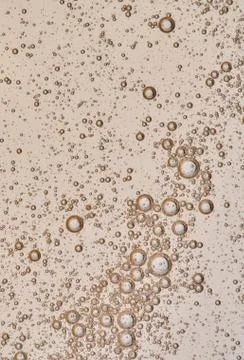 Full frame of the textures formed by the bubbles and drops Stock Photos