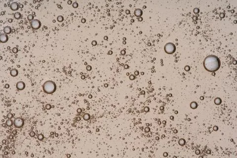Full frame of the textures formed by the bubbles and drops Stock Photos