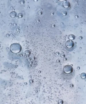 Full frame of the textures formed by the bubbles and drops Stock Photos