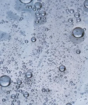 Full frame of the textures formed by the bubbles and drops Stock Photos