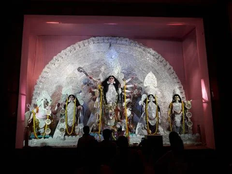 Full frame view of goddess Durga 写真素材