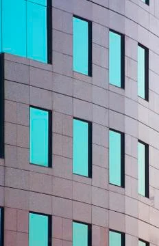 Full frame view of an office building, Gurgaon, Haryana, India Stock-Fotos