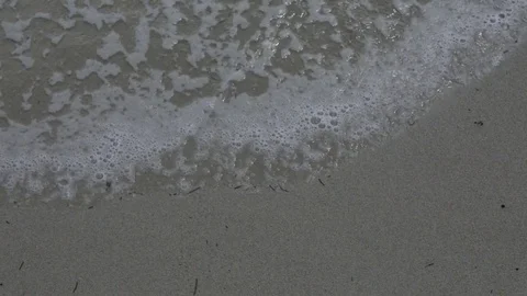 Full Frame of Waves Lapping on the Sand Video stock 83974087